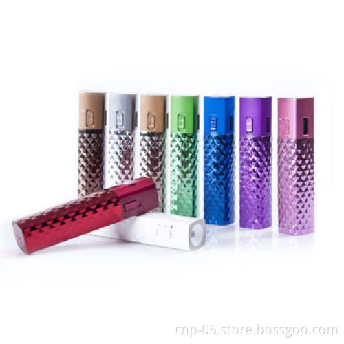 Power bank for mobile phone, mini, pretty, 2,200mAh, 18650 battery for charging your phone